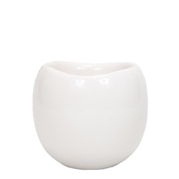 Bowl bloempot - Witte keramieken sierpot