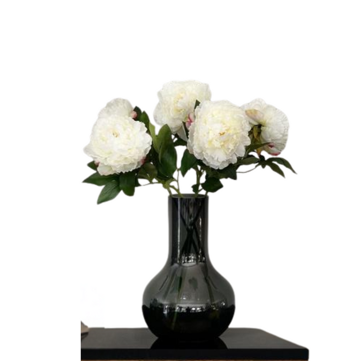 Kunstbloemen Solo - Crème - Peonies - x 5 - 65cm