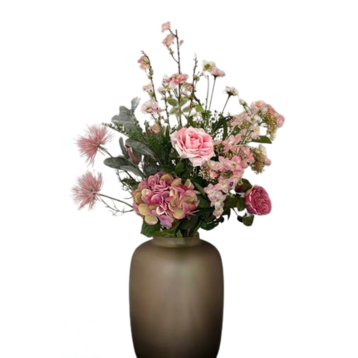 Kunstbloemen - Boeket L - Pretty Pink - 89 cm