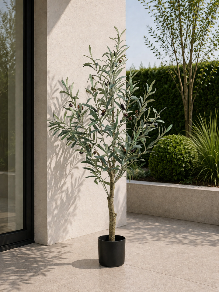 Plante artificielle - Olea europaea - Olivier - 140 cm