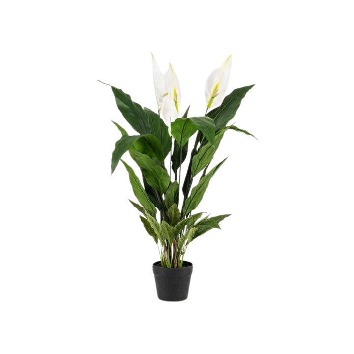 kunstplant - Spathiphyllum - Lepelplant - 90cm