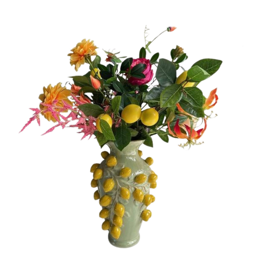 Kunstbloemen - Boeket L - Happy Vibes - 80cm