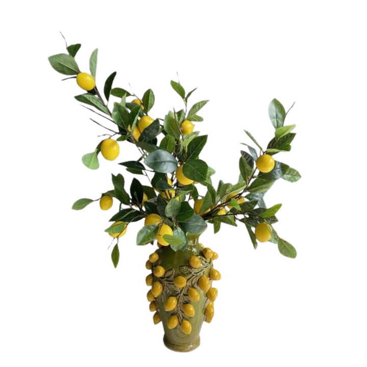 Kunstbloemen - Boeket L - Lemon Glow - 80cm