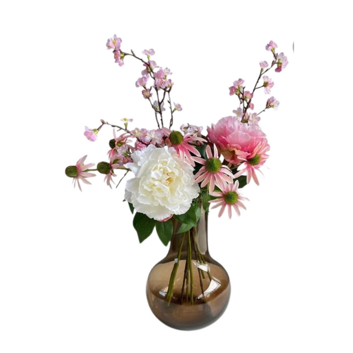Kunstbloemen - Boeket L - Pink Summer - 80cm