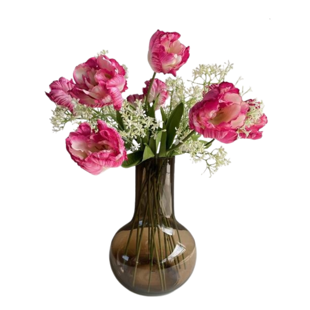 Kunstbloemen - Boeket L - Romantic Glam - 80cm