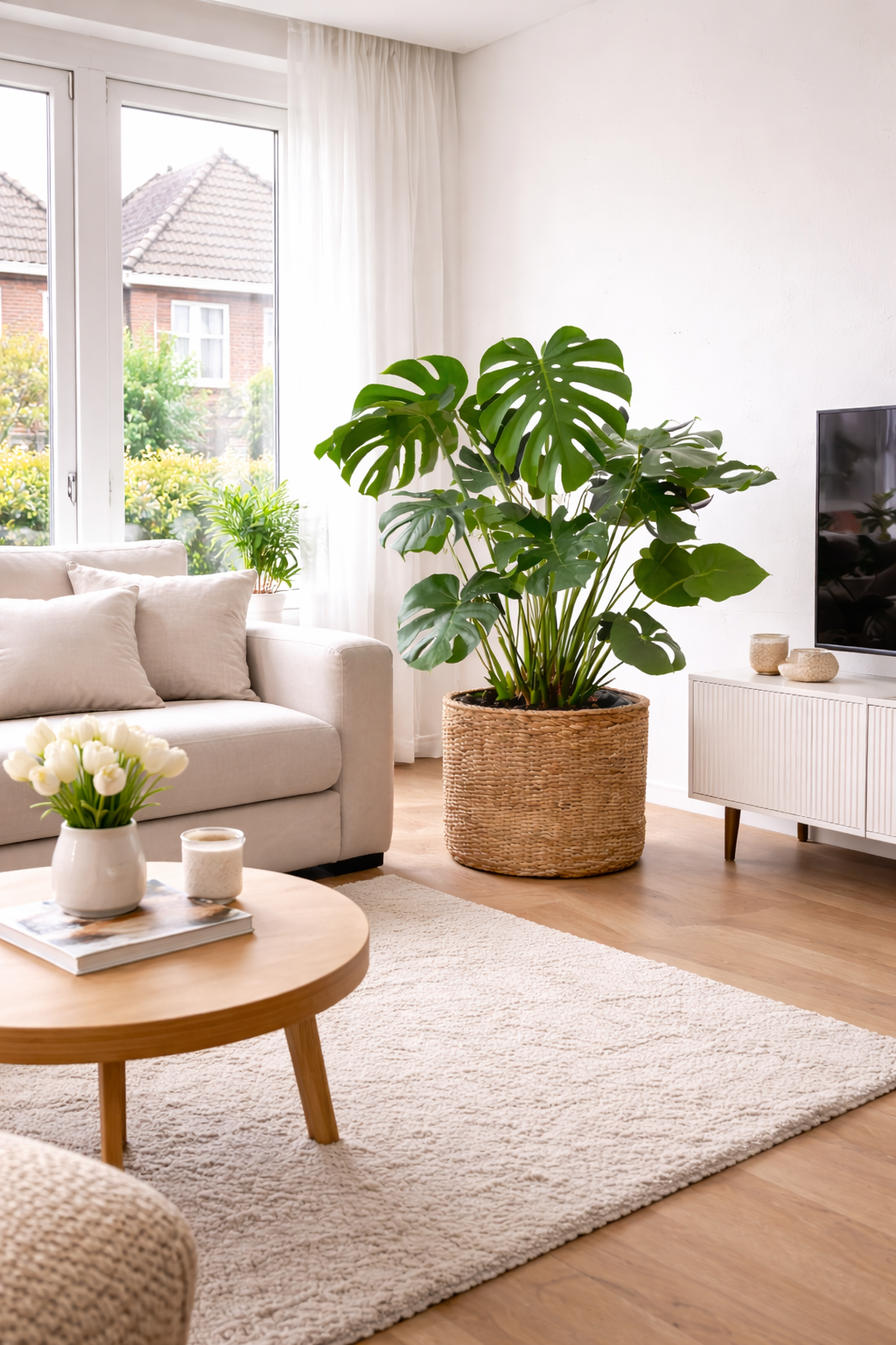 Monstera Deliciosa - Ø21 - 80cm - Gatenplant - Kamerplant