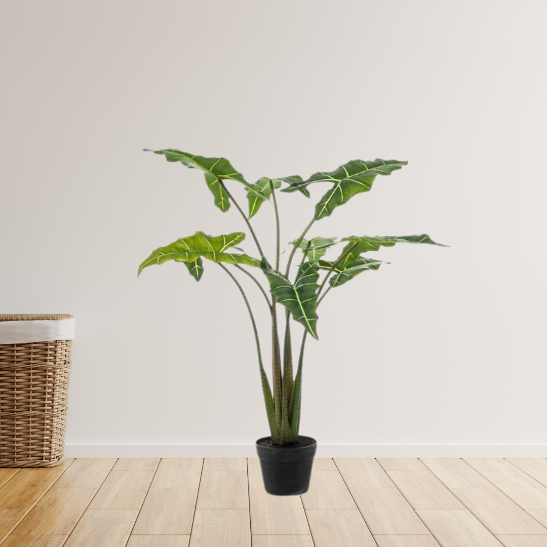 Kunstplant - Alocasia Frydek - Olifantsoor - 120 cm