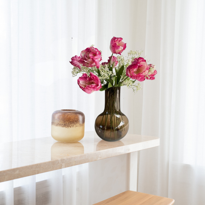 Kunstbloemen - Boeket L - Romantic Glam - 80cm