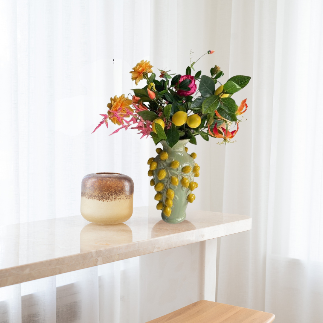 Kunstbloemen - Boeket L - Happy Vibes - 80cm