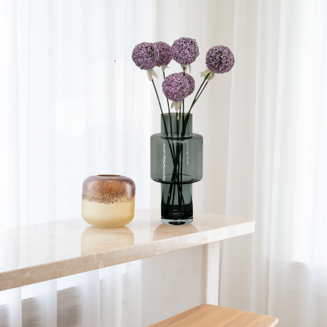 Kunstbloemen Solo - Purple - Allium Flower - x 7 - 70 cm