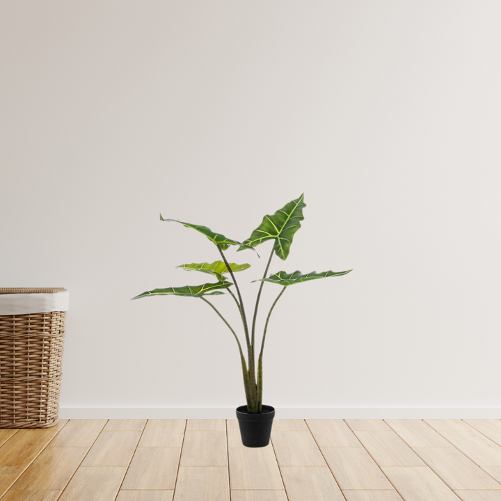 Kunstplant - Alocasia Frydek - Olifantsoor - 80 cm