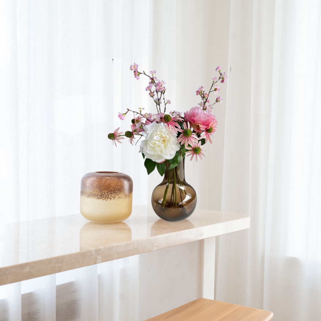 Kunstbloemen - Boeket L - Pink Summer - 80cm
