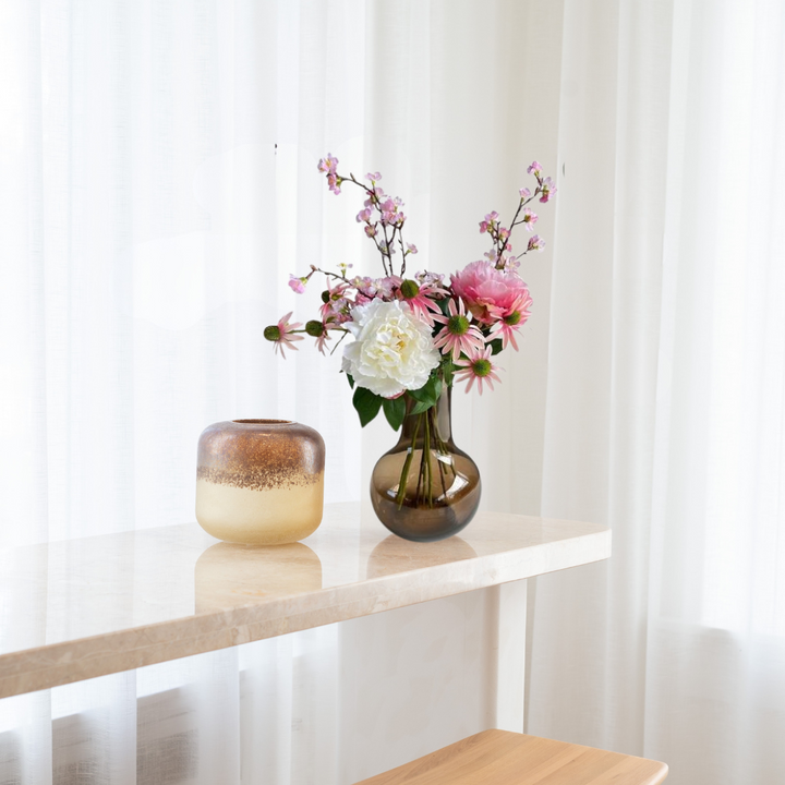 Kunstbloemen - Boeket L - Pink Summer - 80cm