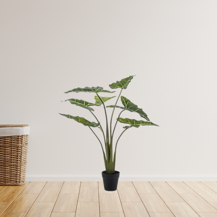 Kunstplant - Alocasia Frydek - Olifantsoor - 100 cm