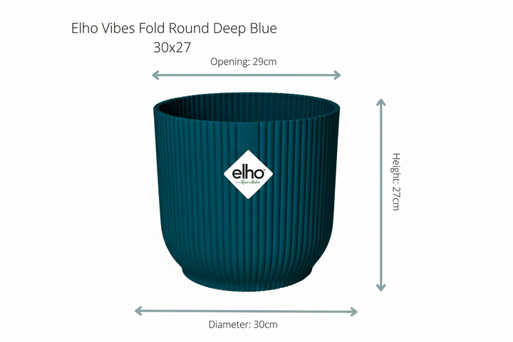 Offre combinée - Kentia palmier avec pot elho Vibes Fold Round - 180 cm