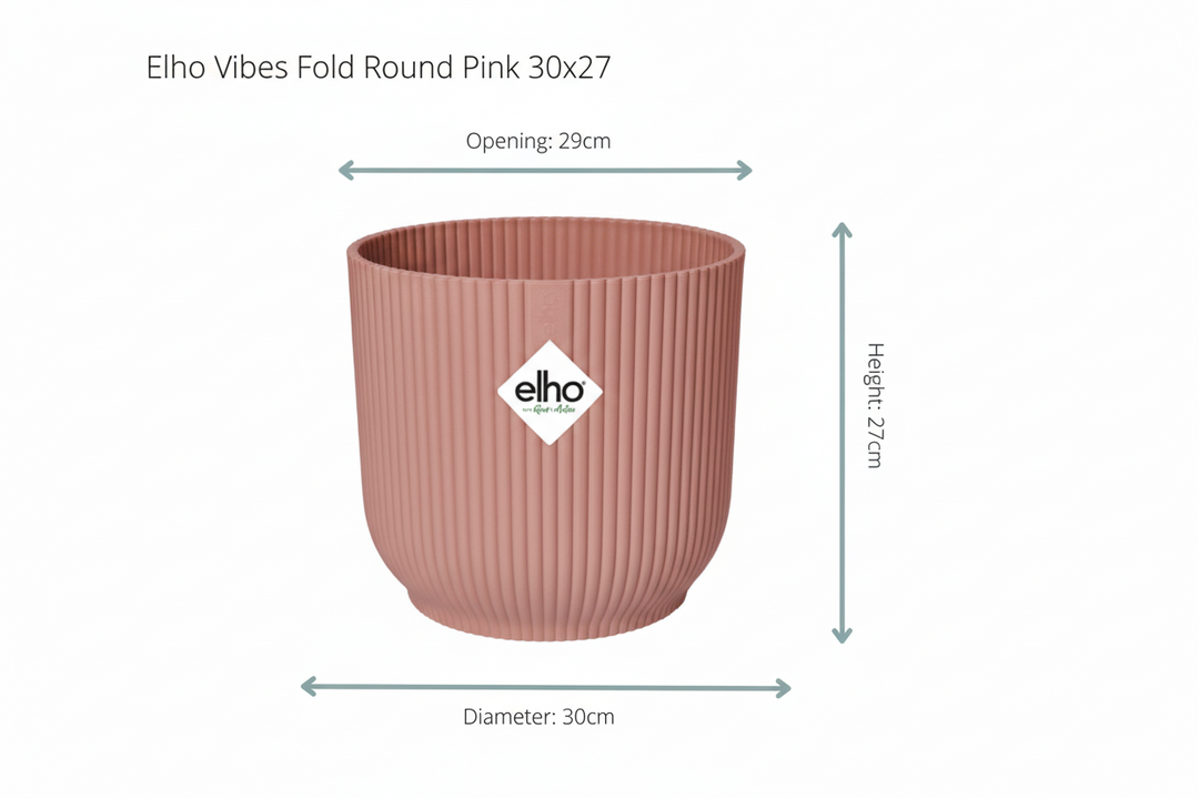 Offre combinée - Monstera Pertusum XL avec elho Vibes Fold Round - 150cm