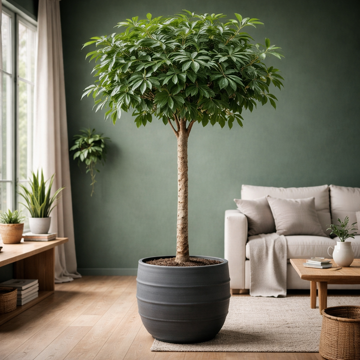 Schefflera op stam - 200cm - ø40 - Vingerplant Kamerplant