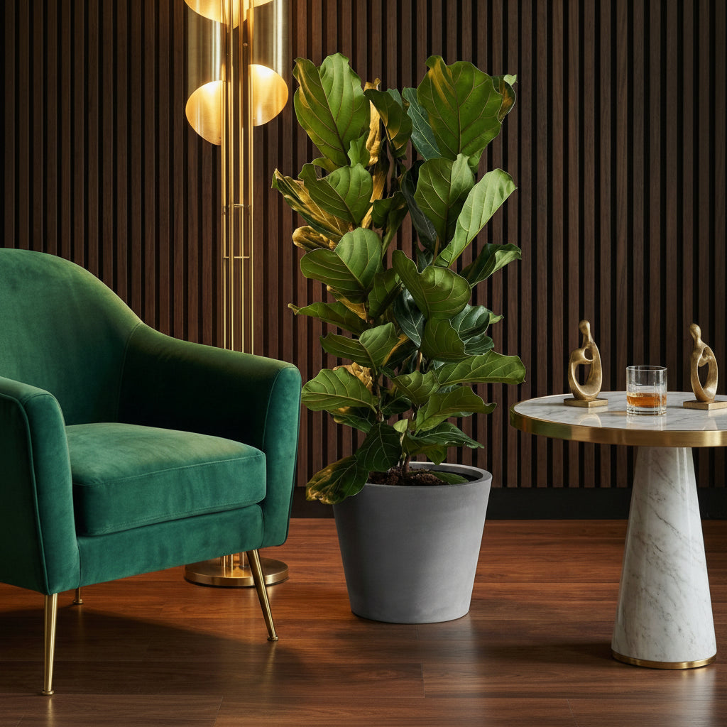 Ficus Lyrata Strauch - 160cm - Geigenfeige - Zimmerpflanze