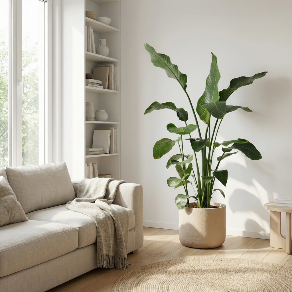 Strelitzia Nicolai - Ø24 - 150cm - Paradijsvogelplant