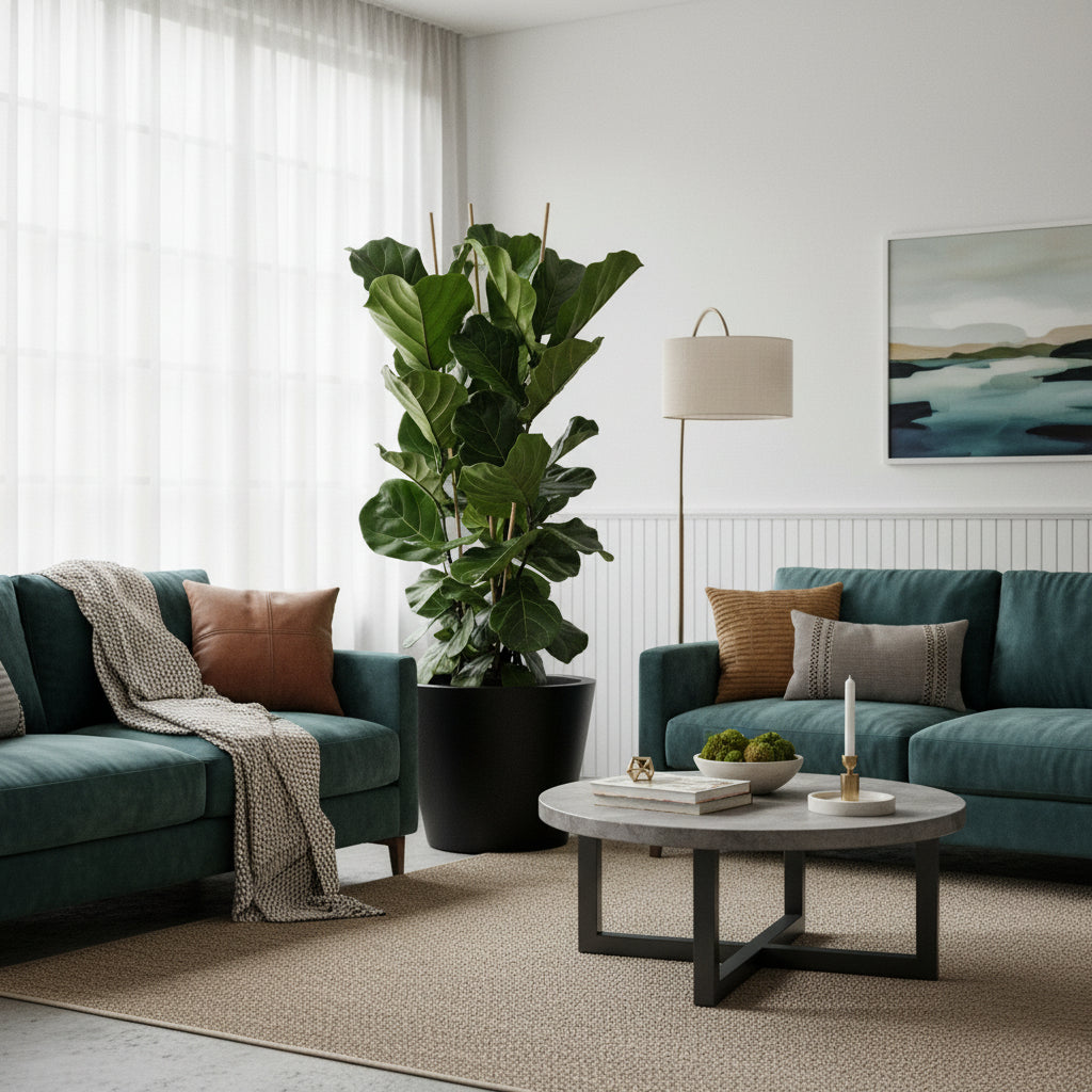 Ficus Lyrata Strauch - 160cm - Geigenfeige - Zimmerpflanze