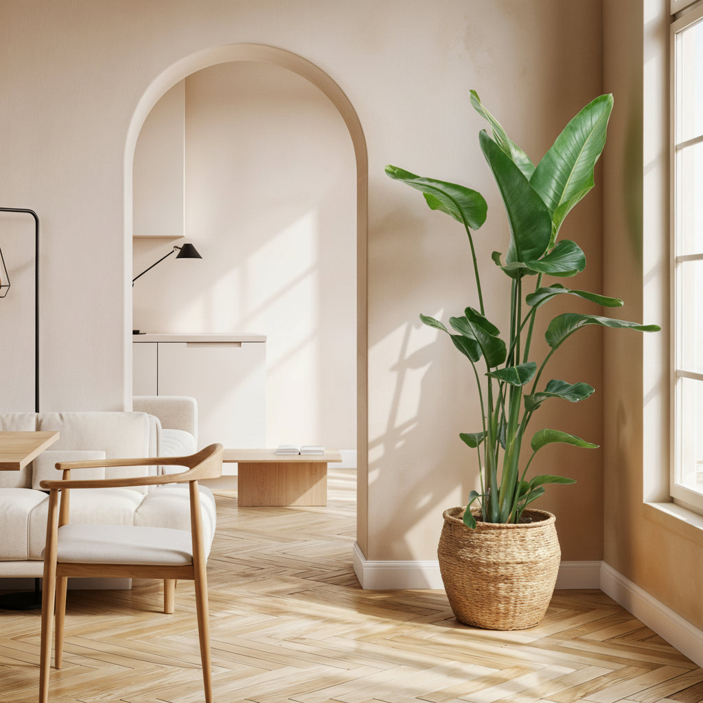 Strelitzia Nicolai - Ø24 - 170cm - Paradijsvogelplant