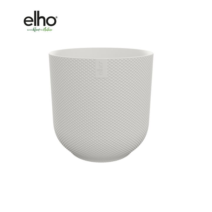Pot Elho Jazz Round blanc - Cache-pot Plante d'intérieur - Pot de fleurs