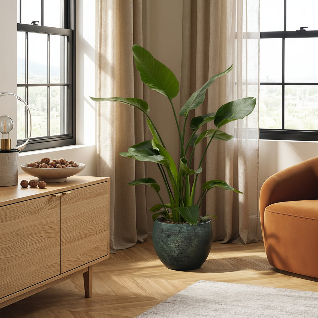 Strelitzia Nicolai - Ø24 - 150cm - Paradijsvogelplant