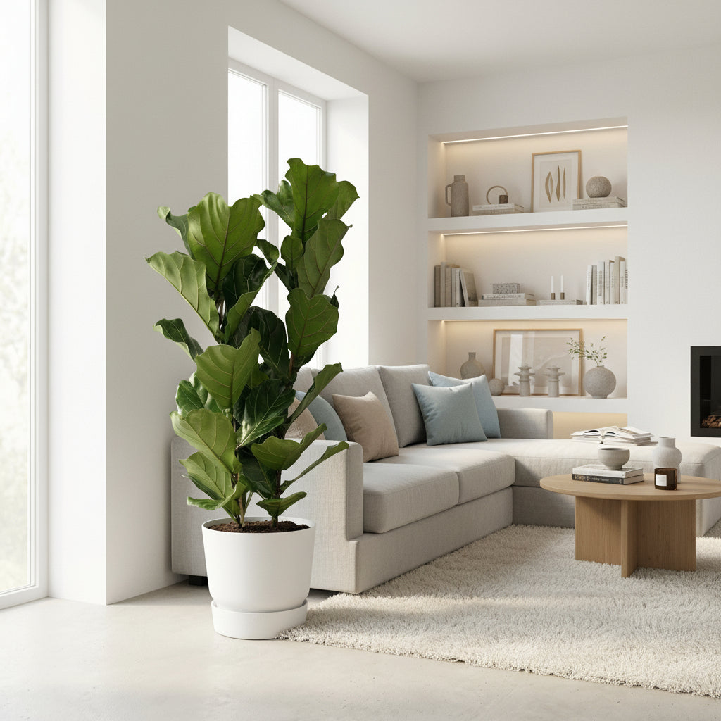 Ficus Lyrata Strauch - 160cm - Geigenfeige - Zimmerpflanze