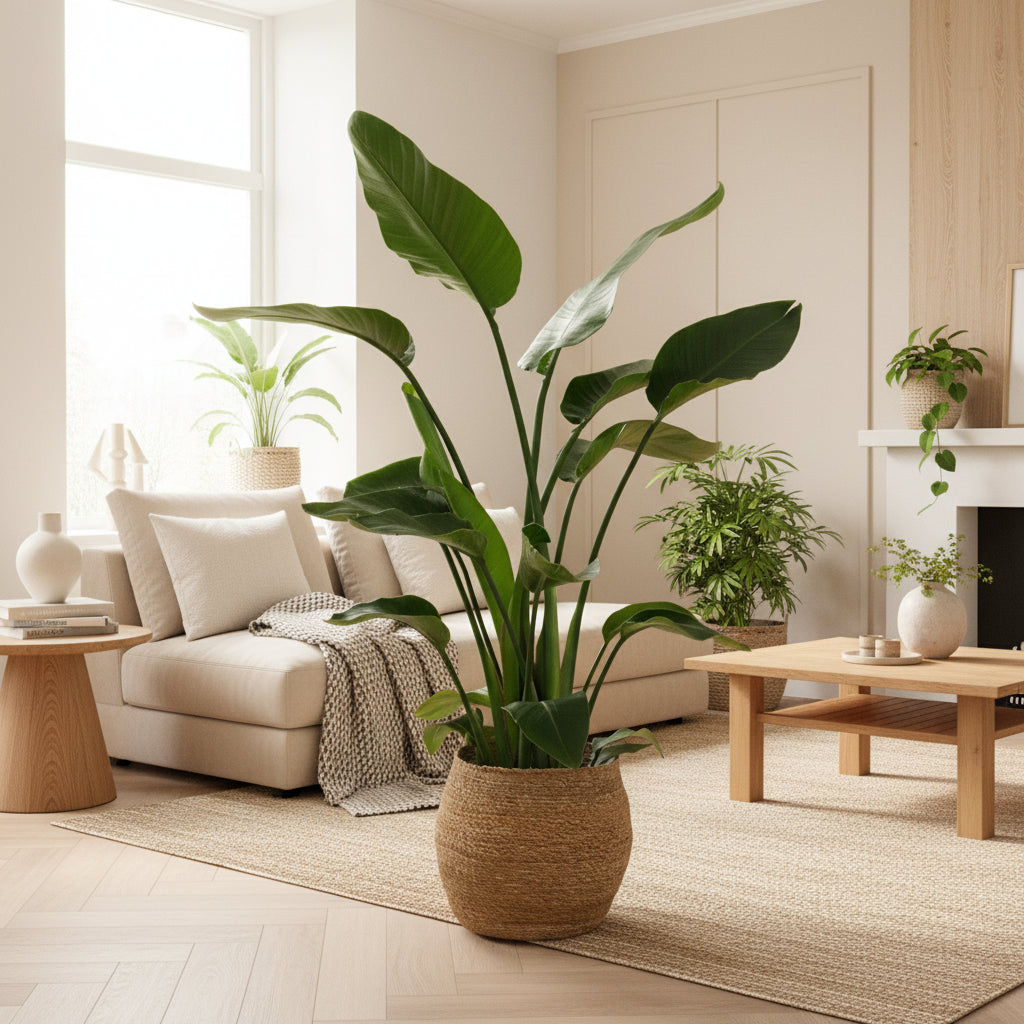 Strelitzia Nicolai - Ø24 - 150cm - Paradijsvogelplant