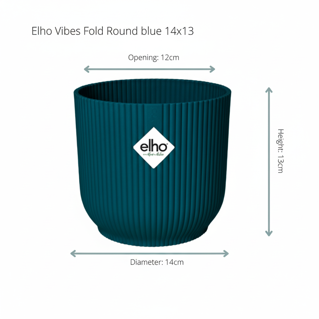 Überraschungsbox - 6 Pflanzen inkl. elho Vibes Fold Round Ø14