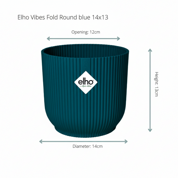 Überraschungsbox - 6 Pflanzen inkl. elho Vibes Fold Round Ø14