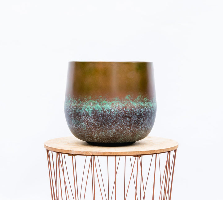 Elisa Mystic Bronze – Ø39 x H32cm - Decoratieve Bloempot
