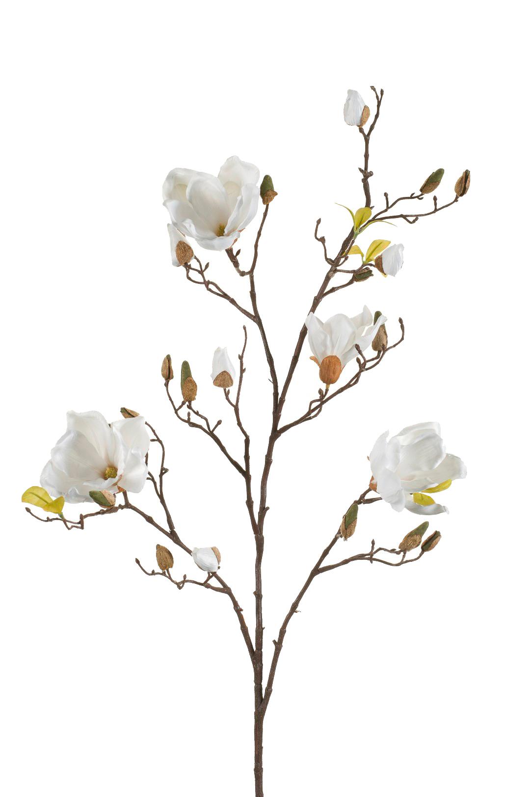 Kunstblumen Solo – Crème – Magnolienzweige – x 4 – 105cm
