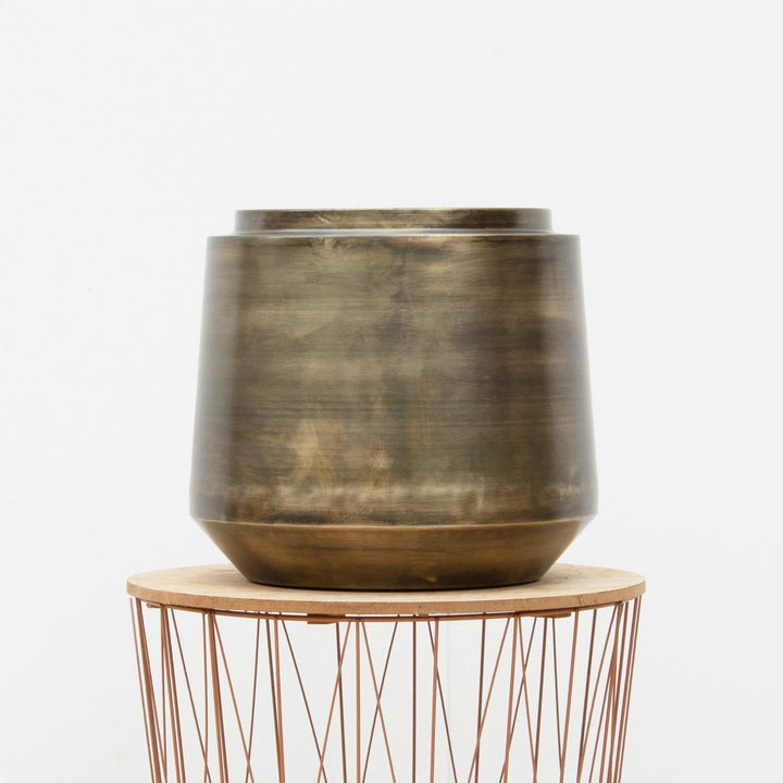 Topf Indigo Vintage Gold - D58 x H51 - Blumentopf Zimmerpflanze