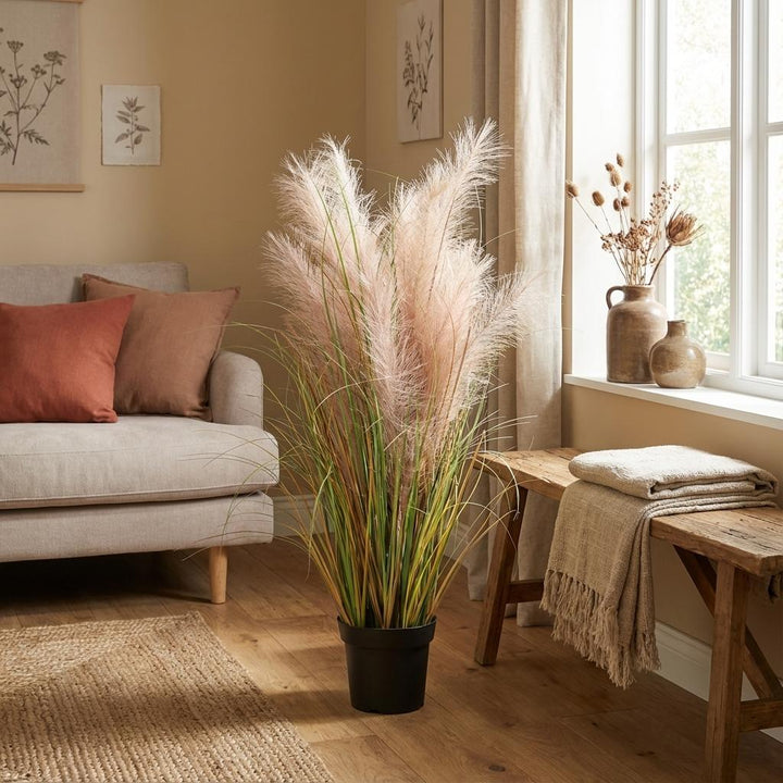 Roseaux des sables - 95cm - Plante artificielle - Fausse plante d'intérieur