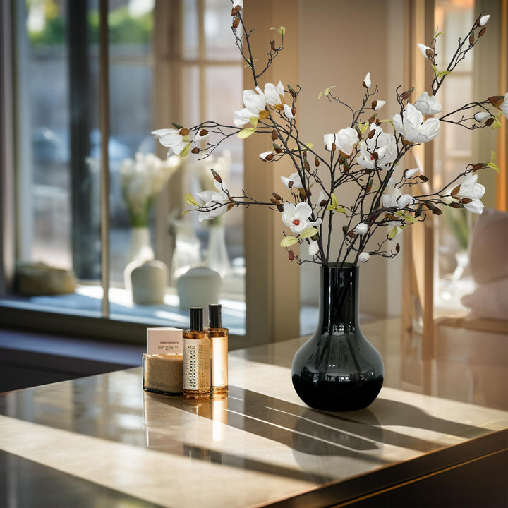 Kunstblumen Solo – Crème – Magnolienzweige – x 4 – 105cm