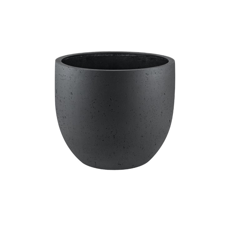 Pot Grigio New Egg Anthracite - D65 x H54 - Pot de fleur Plante d'intérieur