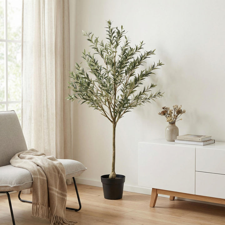 Olivier Artificiel - 172cm - Plante Artificielle Intérieur