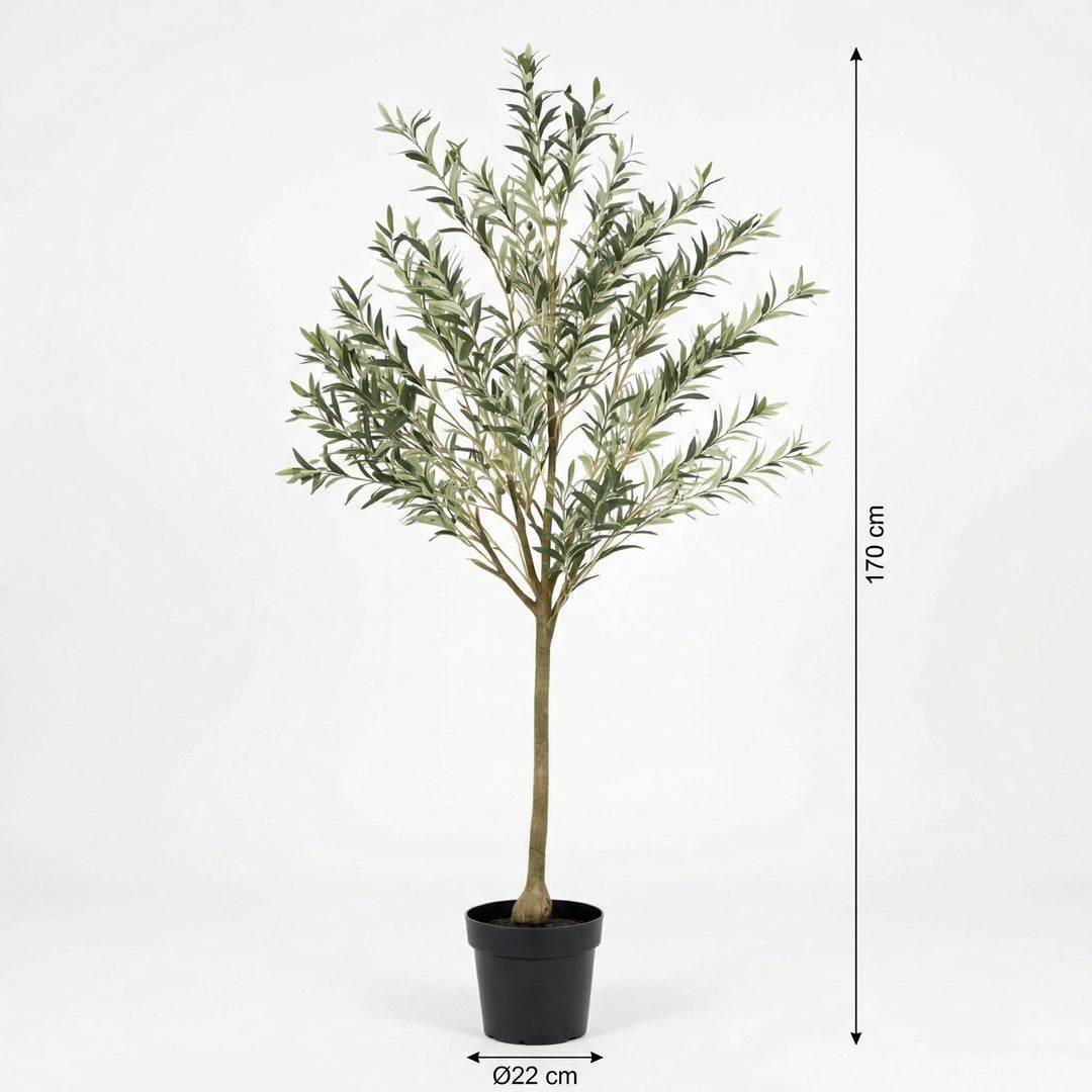 Olivier Artificiel - 172cm - Plante Artificielle Intérieur