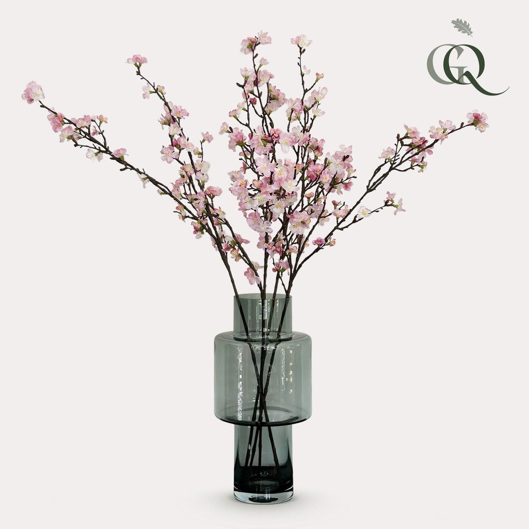 Fleurs artificielles Solo - Rose - Fleur de cerisier japonais - x 4 - 95 cm