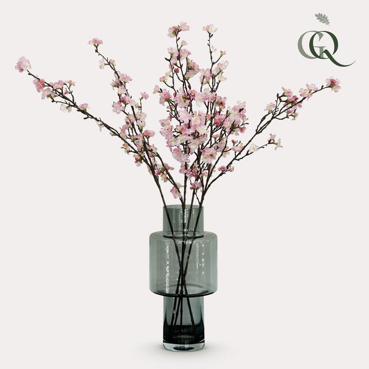 Fleurs artificielles Solo - Rose - Fleur de cerisier japonais - x 4 - 95 cm