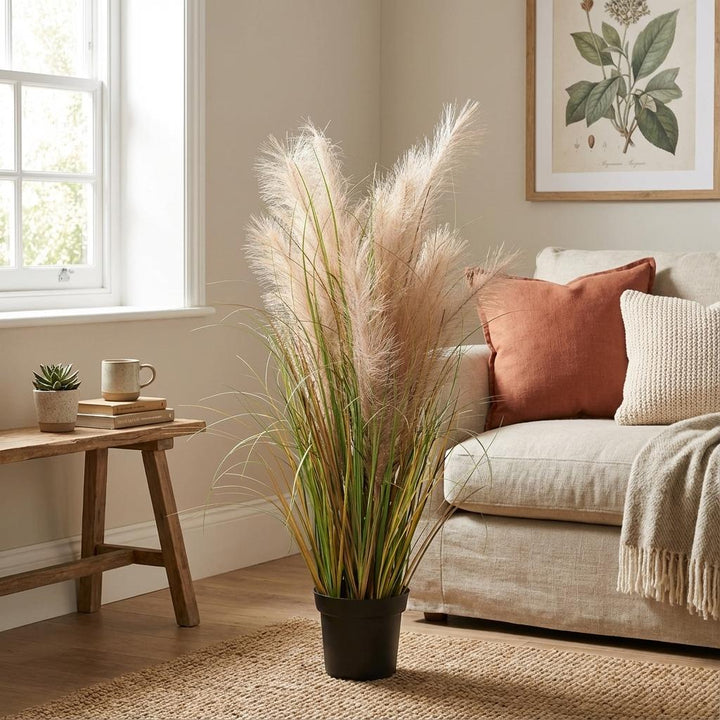 Roseaux des sables - 95cm - Plante artificielle - Fausse plante d'intérieur