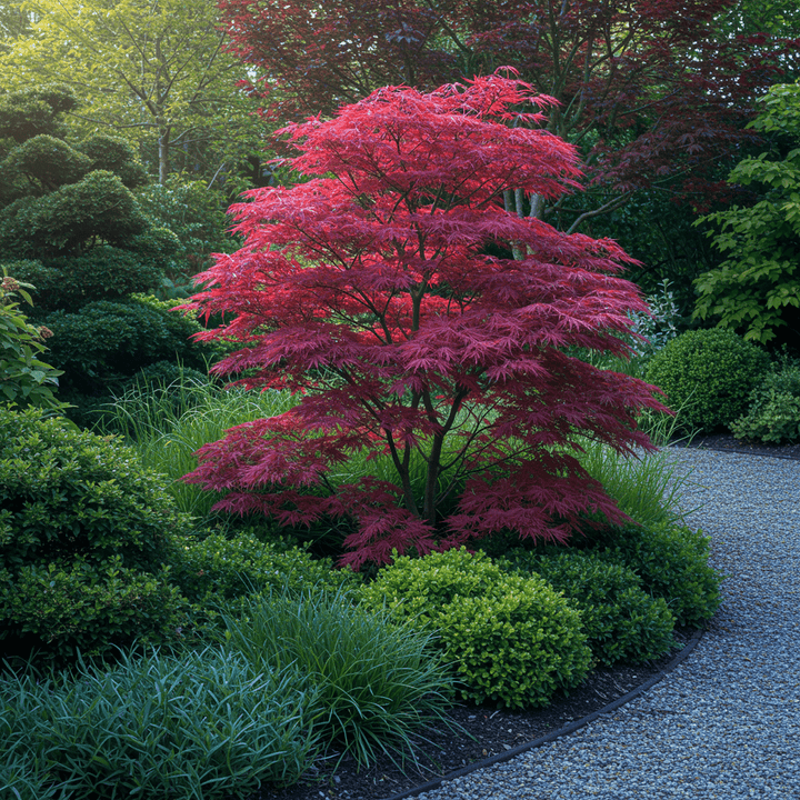 Japanischer Fächerahorn Atropurpureum - Lila - 70cm - Acer Palmatum Outdoor