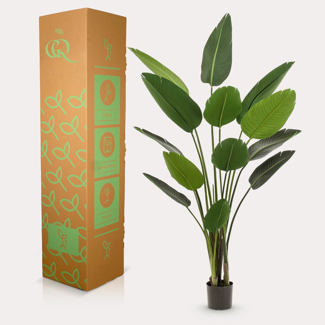 Plante artificielle - Strelitzia Nicolai - Oiseau de paradis - 190 cm
