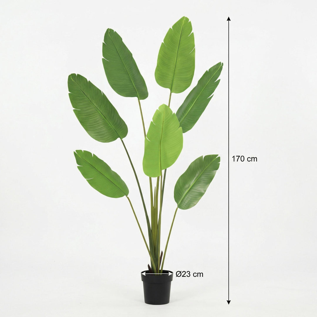 Strelitzia Nicolai - 170cm - Plante artificielle - Oiseau de paradis