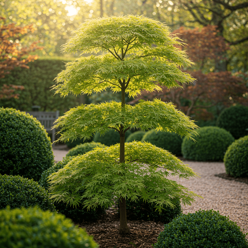 Japanischer Fächerahorn Emerald Lace - Grün - 70cm - Acer Palmatum Außen