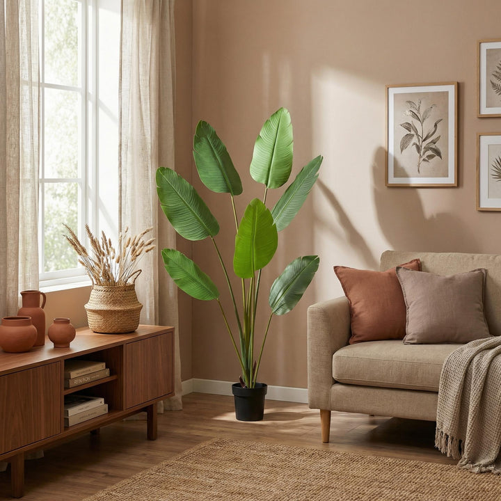 Strelitzia Nicolai - 170cm - Plante artificielle - Oiseau de paradis