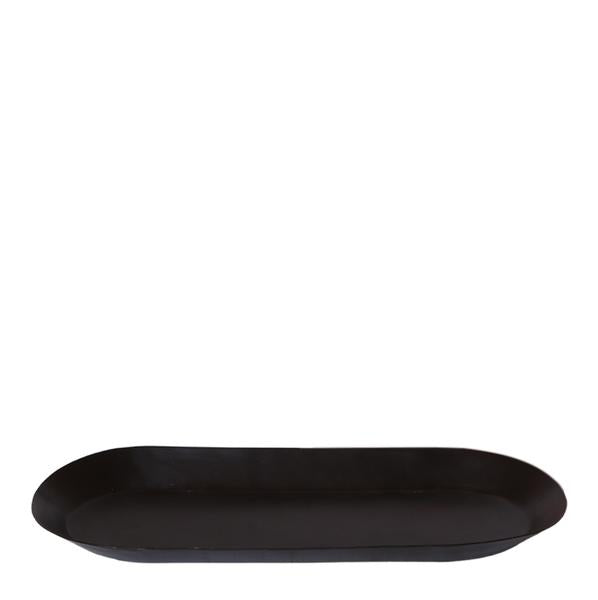 Ovale dienblad- Black